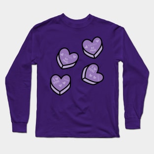 Xaden Purple Hearts Long Sleeve T-Shirt